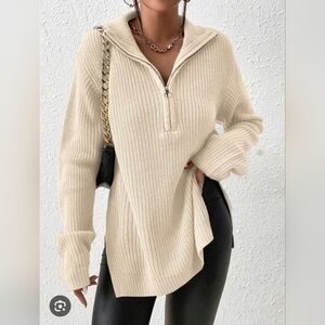Cream Pullover Sweater